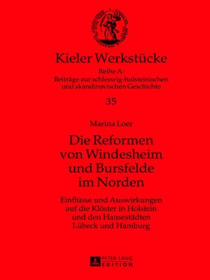 cover image of Die Reformen von Windesheim und Bursfelde im Norden